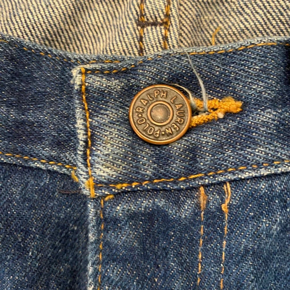Polo Ralph Lauren Authentic Dungarees USA Blue Straight Leg Jeans W34 L32